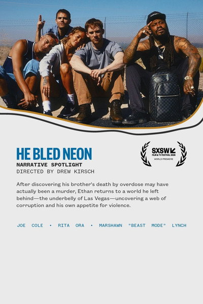 Póster de He Bled Neon