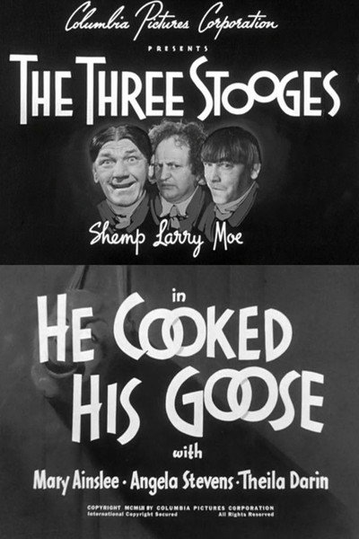 Póster de He Cooked His Goose