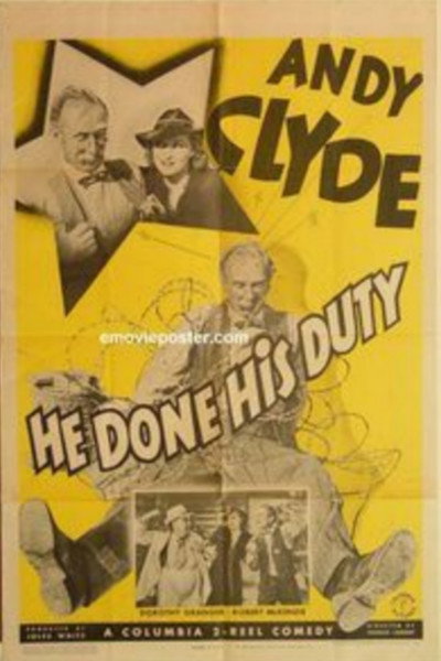 Póster de He Done His Duty