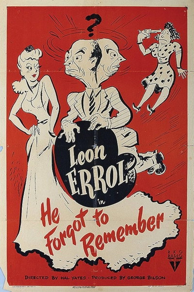Póster de He Forgot to Remember