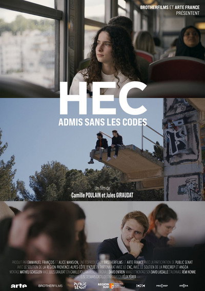 Póster de HEC, admis sans les codes