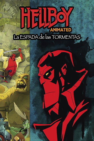 Póster de Hellboy Animado: La espada de las tormentas