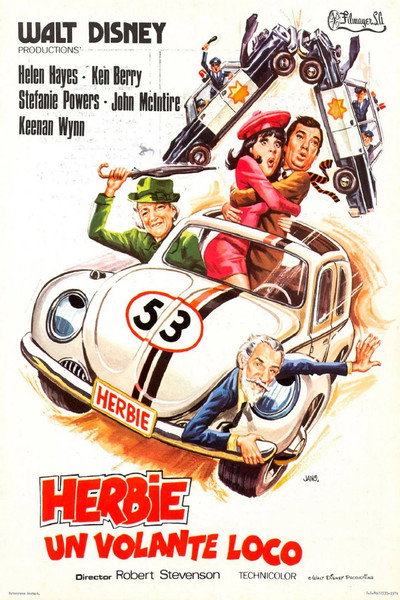 Póster de Herbie, un volante loco