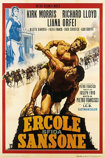 Póster de Hércules contra Sansón