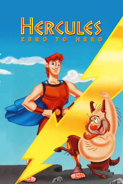 Póster de Hércules, de cero a héroe