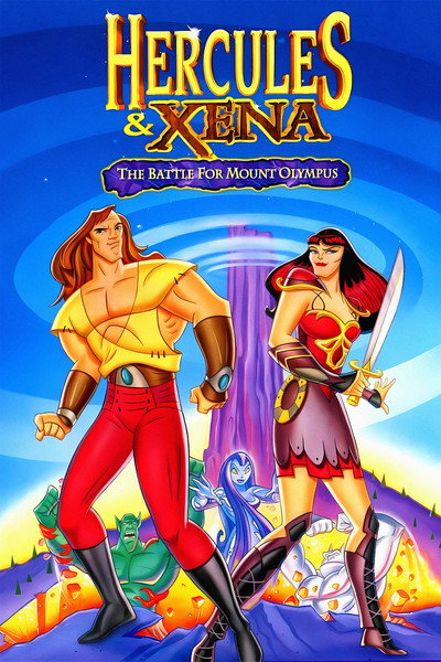 Póster de Hércules y Xena: La batalla del Olimpo