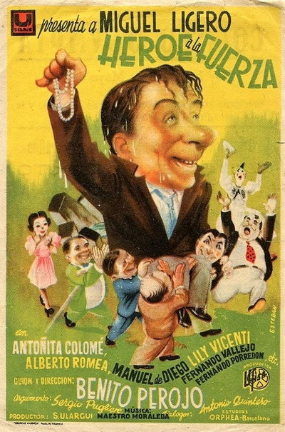 Póster de Héroe a la fuerza