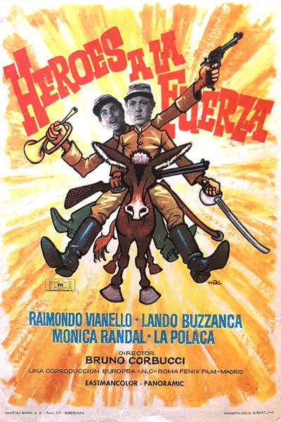 Póster de Héroes a la fuerza
