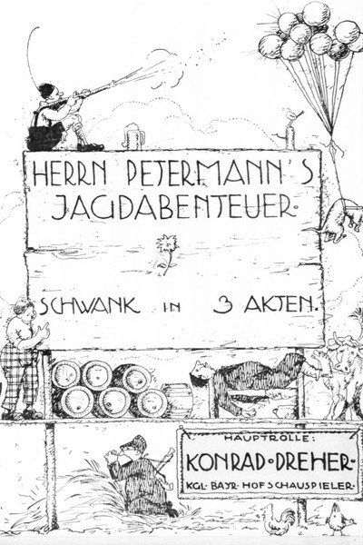 Póster de Herrn Petermanns Jagdabenteuer