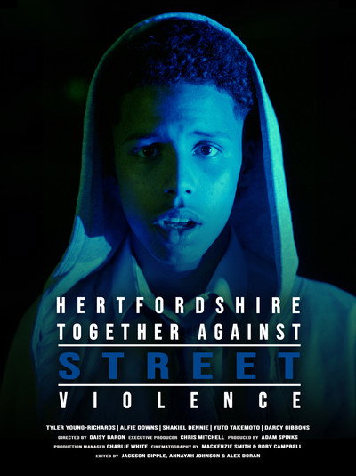 Póster de Hertfordshire Together Against Street Violence