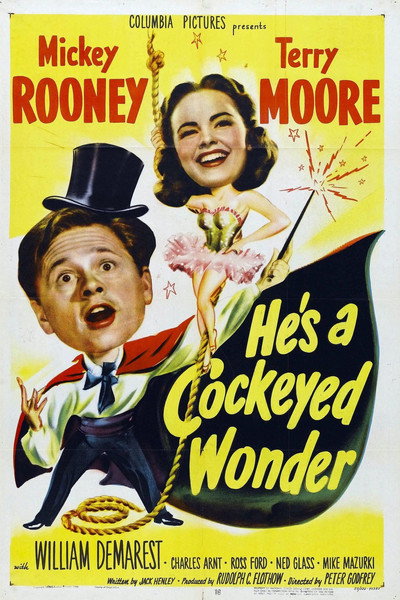 Póster de He's a Cockeyed Wonder