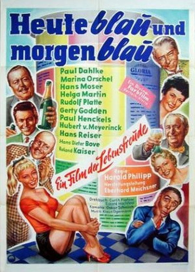 Póster de Heute blau und morgen blau