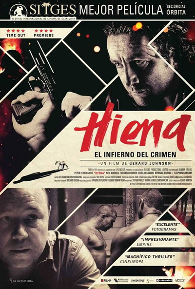 Póster de Hiena. El infierno del crimen