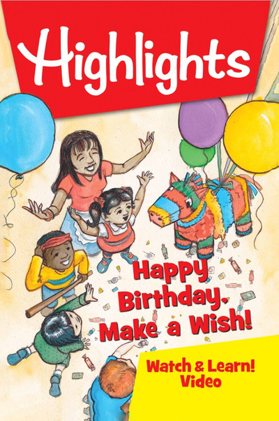 Póster de Highlights Watch & Learn!: Happy Birthday, Make a Wish!
