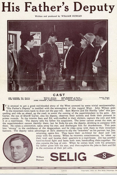 Póster de His Father's Deputy