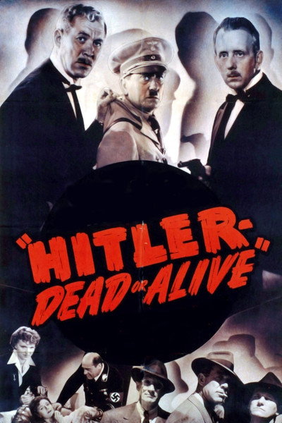 Póster de Hitler, vivo o muerto