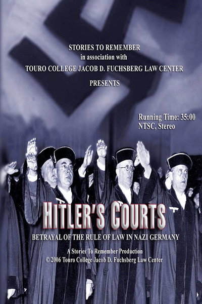 Póster de Hitlers Courts - Betrayal of the rule of Law in Nazi Germany
