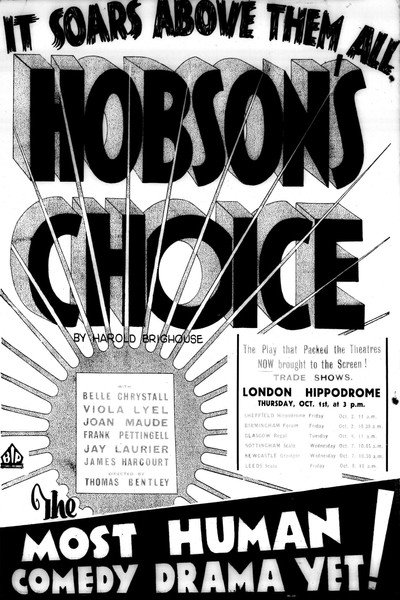Póster de Hobson's Choice