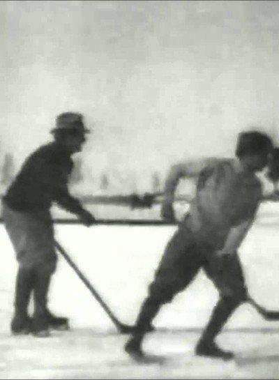 Póster de Hockey Match on the Ice