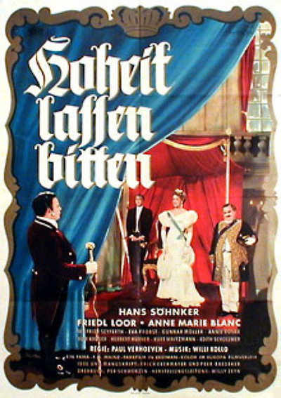Póster de Hoheit lassen bitten