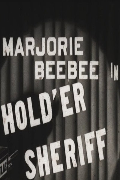 Póster de Hold 'er Sheriff