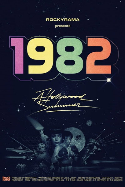 Póster de Hollywood 1982: un été magique au cinéma