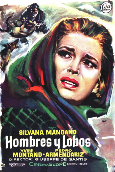 Póster de Hombres y lobos