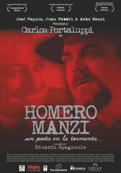 Póster de Homero Manzi, un poeta en la tormenta
