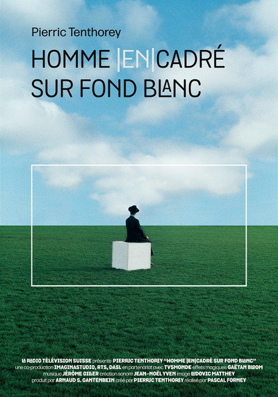 Póster de Homme (en)cadré sur fond blanc