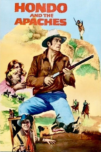 Póster de Hondo and the Apaches