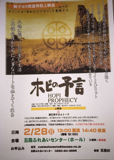 Póster de Hopi no yogen