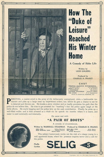 Póster de How the 'Duke of Leisure' Reached His Winter Home