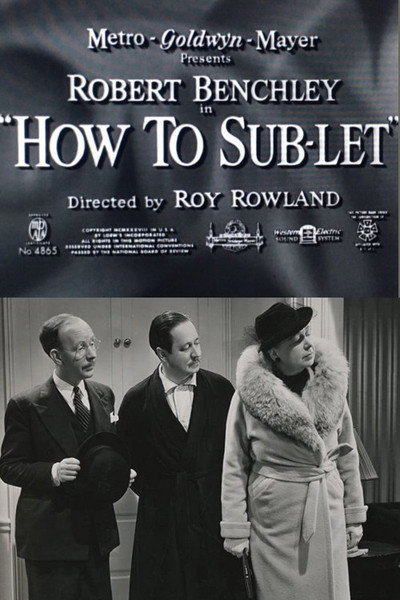 Póster de How to Sub-Let