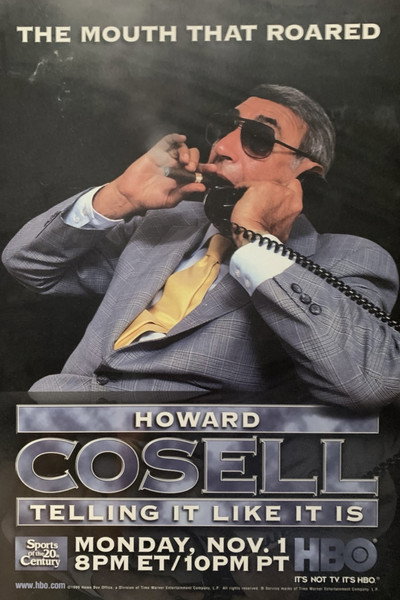 Póster de Howard Cosell: Telling It Like It Is