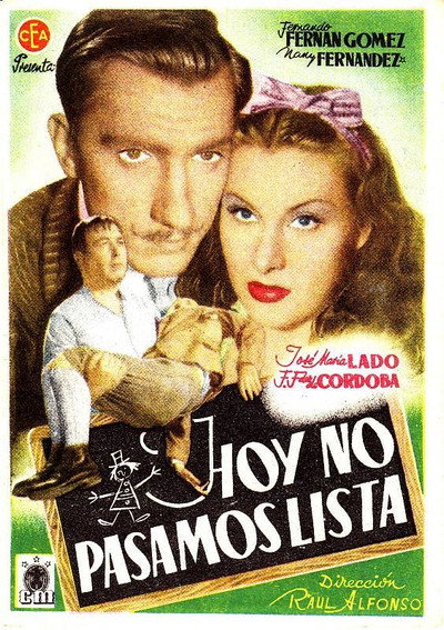Póster de Hoy no pasamos lista