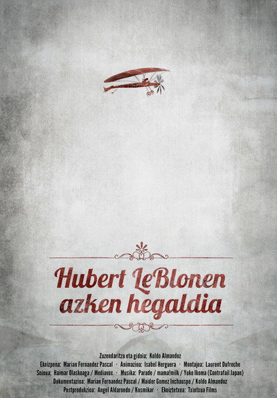Póster de Hubert Le Blonen azken hegaldia