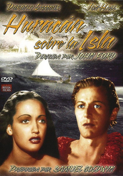 Póster de Huracán sobre la isla