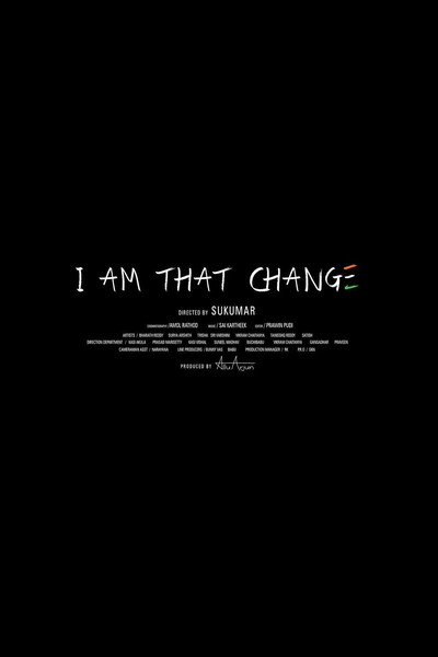 Póster de I Am That Change