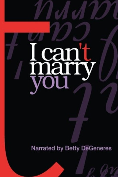 Póster de I Can't Marry You