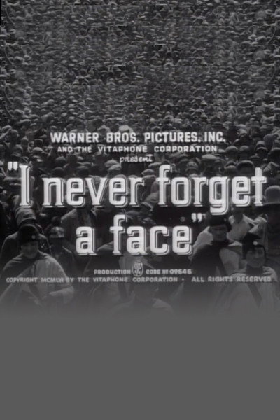 Póster de I Never Forget a Face