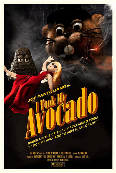 Póster de I Took My Avocado to Aspen, Colorado