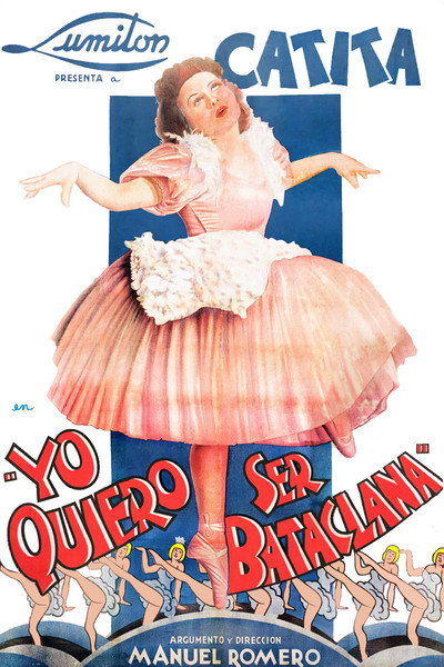 Póster de I Want to Be a Chorus Girl