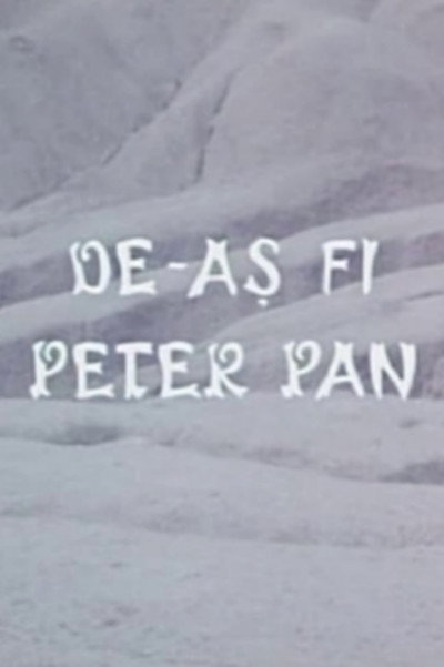 Póster de I Would Be Peter Pan