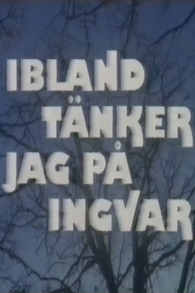 Póster de Ibland tänker jag på Ingvar