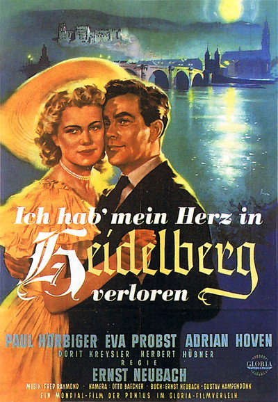 Póster de Ich hab' mein Herz in Heidelberg verloren