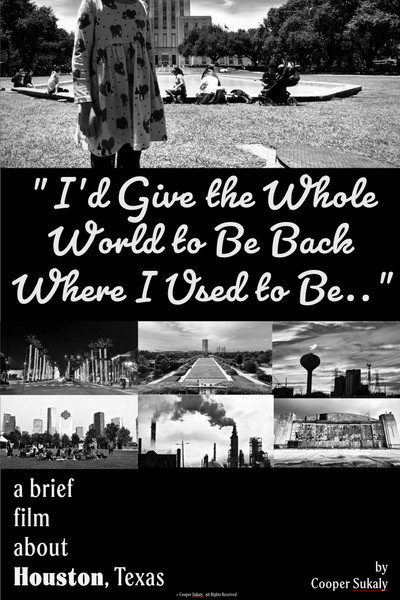 Póster de I'd Give the Whole World to Be Back Where I Used to Be