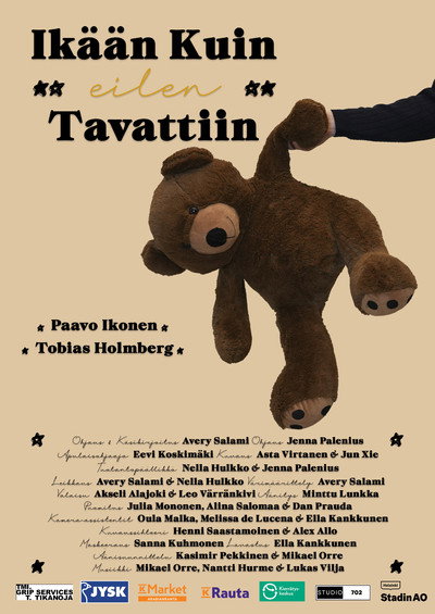 Póster de Ikään kuin eilen tavattiin