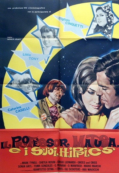 Póster de Il professor Matusa e i suoi hippies