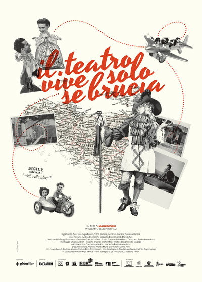 Póster de Il teatro vive solo se brucia