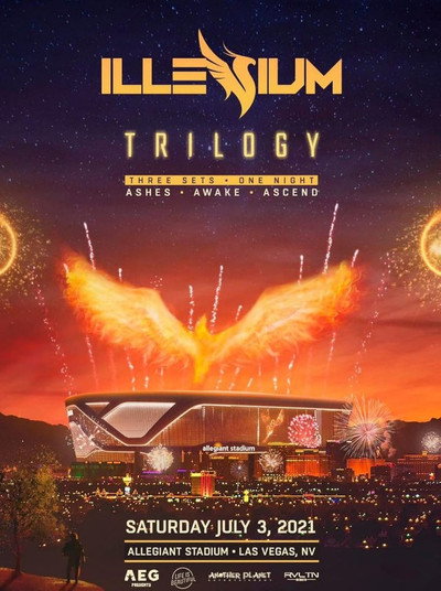 Póster de ILLENIUM- Trilogy Live from Allegiant Stadium
